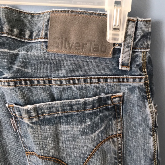 90'S Levi's 20517-0217 Orange Tab Bootcut Denim Pants, Made in USA, Men's Size W31, Vintage cotton blue type Vintage Second Hand